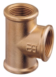 T- stykke 1 1/2" bronze