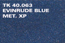 Spraymaling evinrude blue xp