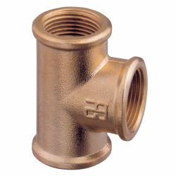 T-Stykke 1/2" Bronze