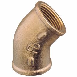 Bøjning 45gr. ind/ind  3/8" bronze