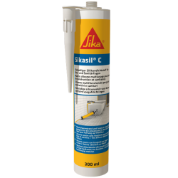 Sikasil C Silicone Klar 300 ml.