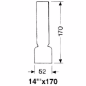 Lampeglas 14 x 170 mm