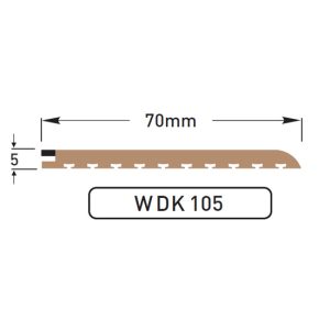 DEK-KING - 70mm Caulked margin - 10 mtr