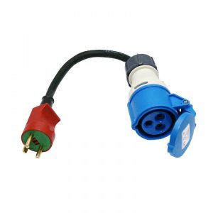 Adapterkabel CEE hun - DK han
