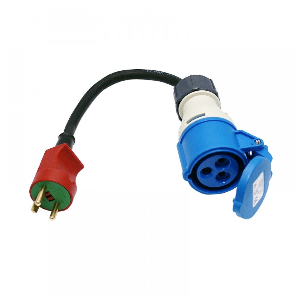 Adapterkabel CEE hun - DK han