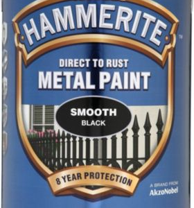Hammerite Hammered Sort 750 ml.