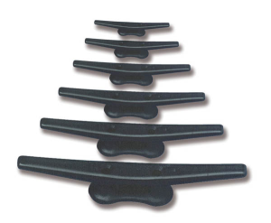Trem Klampe nylon sort 80mm