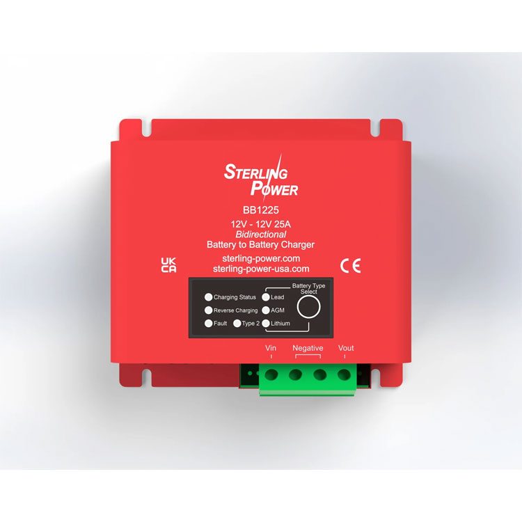 Sterling Saturn Battery to Battery Charger 12V-25a