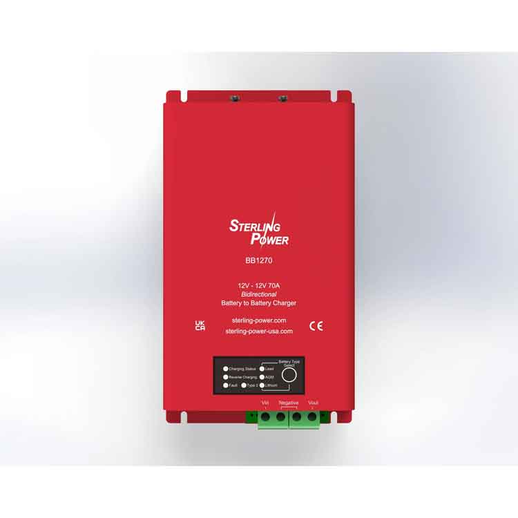 Sterling Saturn Battery to Battery Charger 12V-70a