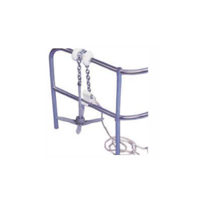 Klyds til kæde ved ankerrulle