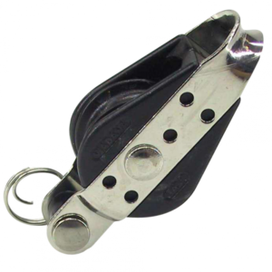 Kugleleje blok, enk m/huns 6mm