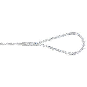 Liros Polyester 3-slået 16mm hvid 10m fortøjning