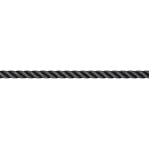 Liros Polyester 3-slået 22mm sort