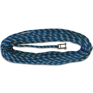 Liros fald m/nøglesjækel 10mm x 40 mtr blå/hvid