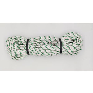 Liros fald m/svirvelhage 12mm x 45 mtr hvid/grøn