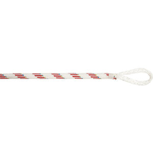 Liros Dynamic P fald m/loop 10mm x 30 mtr hvid/rød
