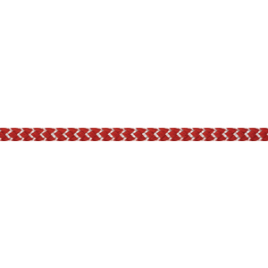 Liros Dyneema Spi 8mm rød-hvid