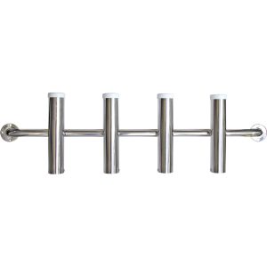 Fiskestang holder RF stål 304 til 4 stænger. l-93cm