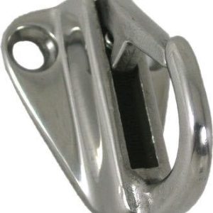 Fenderkrog med lås RF stål 42 x 29mm