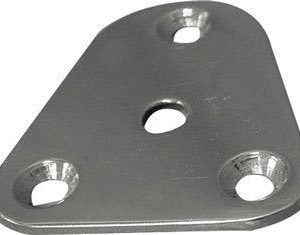 Underplade RF stål trekantet 62 x 54mm