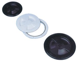 Nuova Rade inspektionsluge sort Ø130/170mm