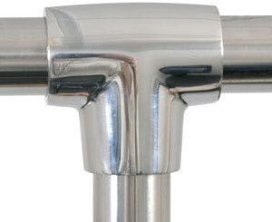 T-stykke Ø22mm - 90 grader RF stål