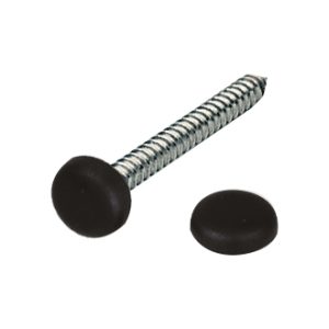 Pyntehoved sort Ø3,5 - 4,2mm, pose med 20stk