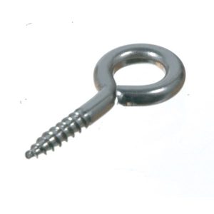Øje med skrue l-38mm RF 5stk