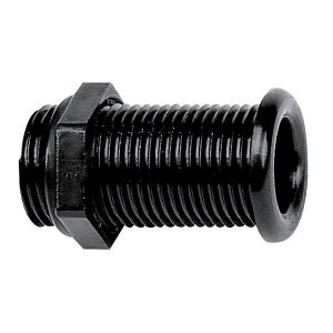 Lænsegennemføring sort, l-62mm udvendig