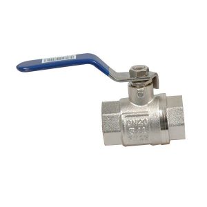 Kugleventil forkromet messing 3/8" syrefast håndtag