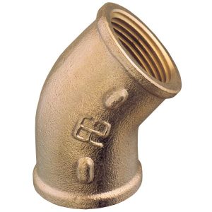 Guidi Bøjning 45° ind/ind 2" bronze