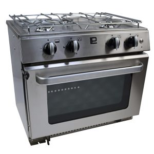 Pacific 5000 gaskomfur med ovn, 3 blus,
