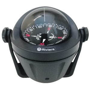 Riviera kompas ARTICA BA2, 70mm, med bøjle, sort
