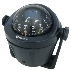 Riviera kompas ARTICA BA2, 70mm, med bøjle, sort
