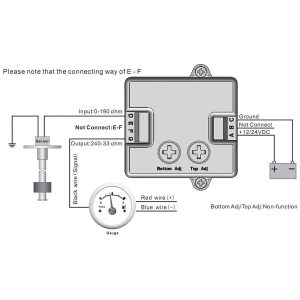 Kus Dual-Konverter en tanksensor til to