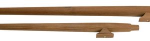 Roca Flagspil i teak 45cm Bøsning 18mm