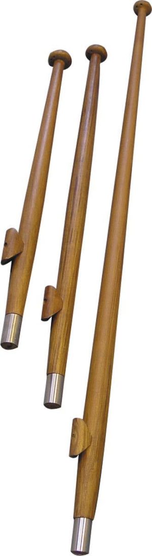 1852 Flagspil i teak 75cm bøsning Ø25 mm