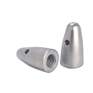Volvo zinkmøtrik for aksel Ø35-40mm, med m24mm gevind(873413