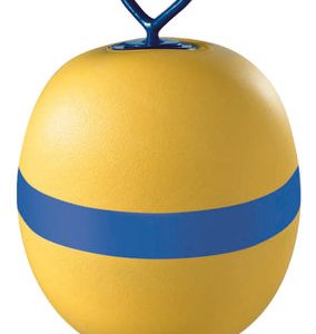 Polyform MR30 fortøjningsbøje kort stang L 385mm Ø 250mm gul