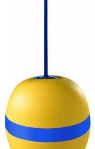 Polyform MG40 fortøjningsbøje lang stang L 890mm Ø285mm gul