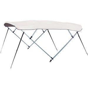 Bimini top 3-arm alu. rør Ø25mm hvid l180 b185-195 h110cm