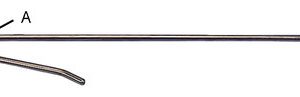 Bøjekrog 1050mm AISI 316 rustfrit stål