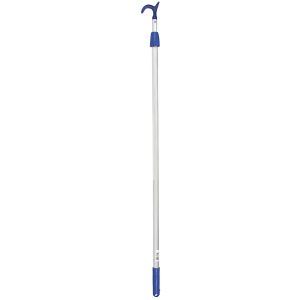 Bådshage teleskop fast krog eloxeret alu. 120-220cm