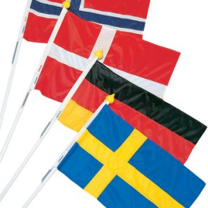 Adela Facadeflagsæt Danmark, Flag 70 Cm.