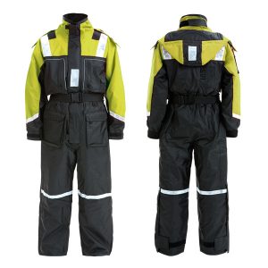 1852 flydedragt sort/gul 50N EN ISO 12402-6 str. 120cm