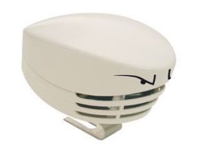 Enk.el horn 12V mini hvid