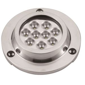 Undervandslys påbygning 21.6W 10-30V 9 LED blå