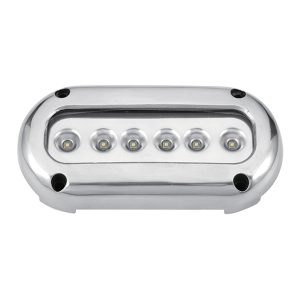 Undervandslys påbygning 14.2W 10-30V 6 LED blå