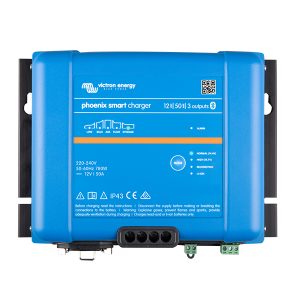 Victron Phoenix Smart IP43 lader 24V 16A(3) husk 25.0856