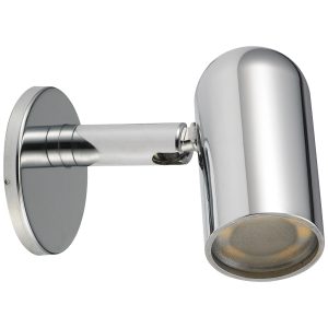Salonlampe forkromet messing 2W LED 10-30V